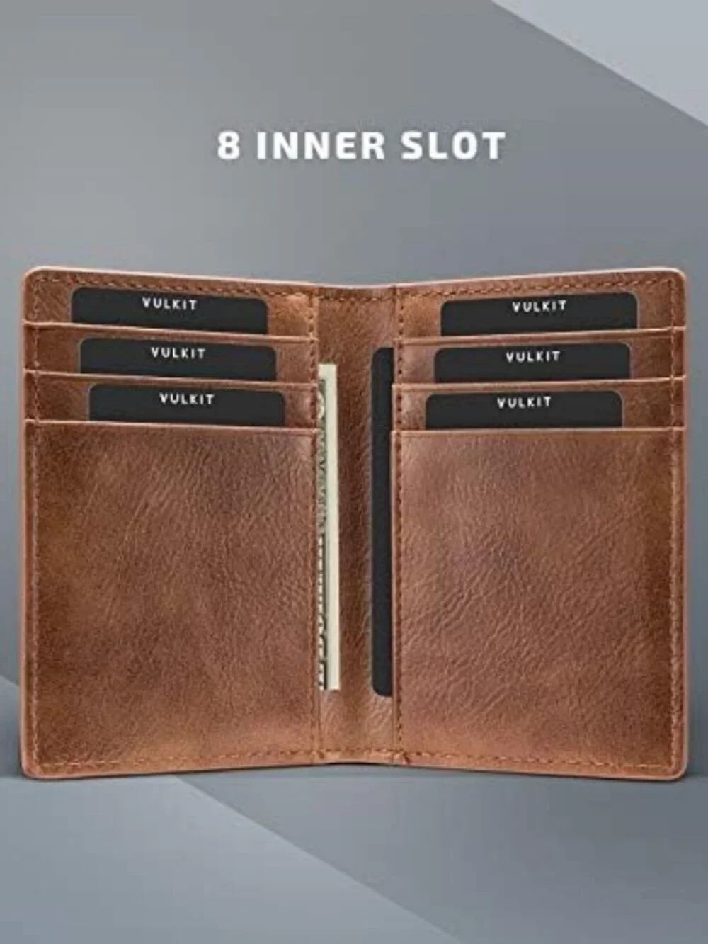 Slim RFID Blocking Bifold Wallet | Minimalist Leather Credit Card Holder for Men